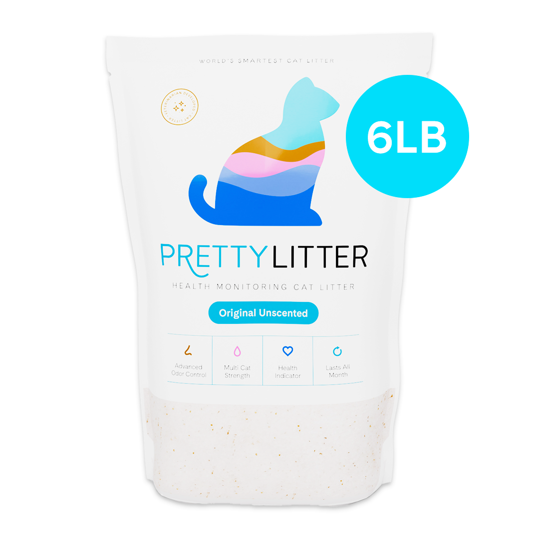 PrettyLitter Original Unscented Cat Litter, 6lb